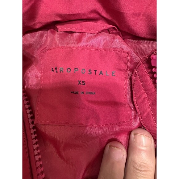 Lot Of 2 Aeropostale Puffer Vest Quilted Women's Size XS Pink And Purple Full So - Picture 13 of 16